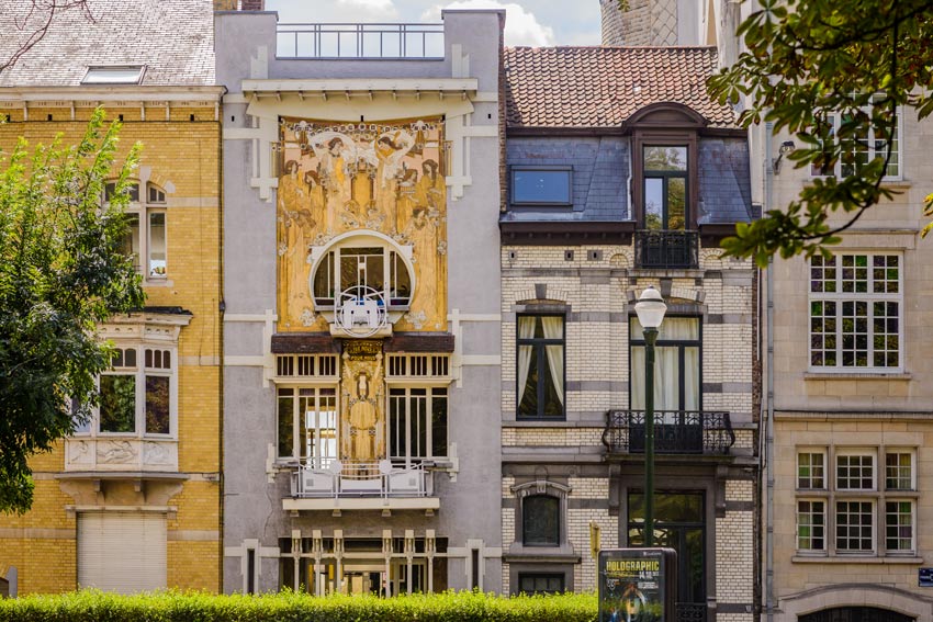 Casa Cauchie, una belleza del Art Nouveau en Bruselas.