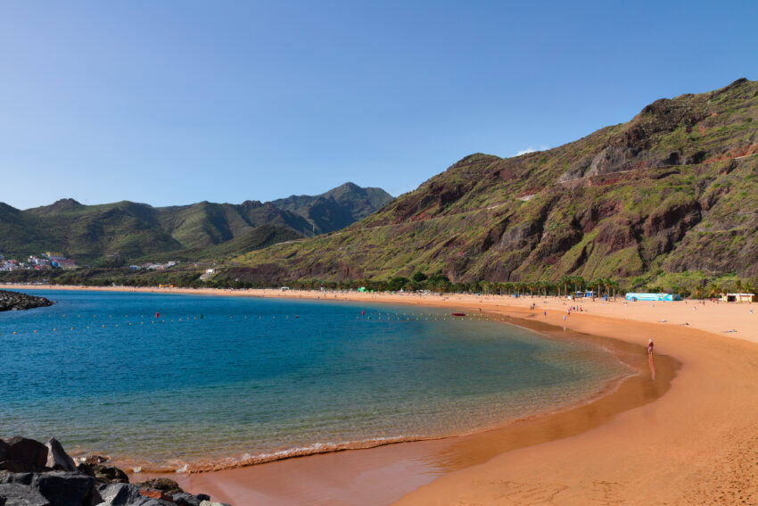 Playa de Las Teresitas, en Santa Cruz de Tenerife. 