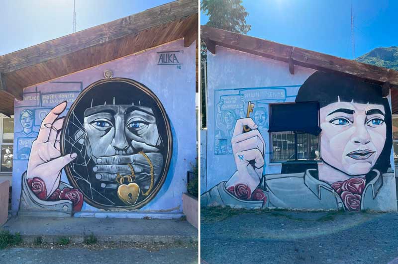 street art en El Bolsón