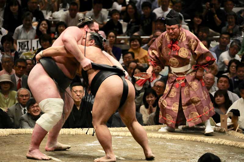 Combate de sumo.