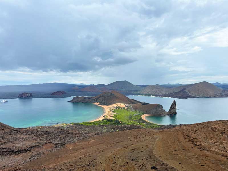 Isla Bartolomé en las islas Galápagos.