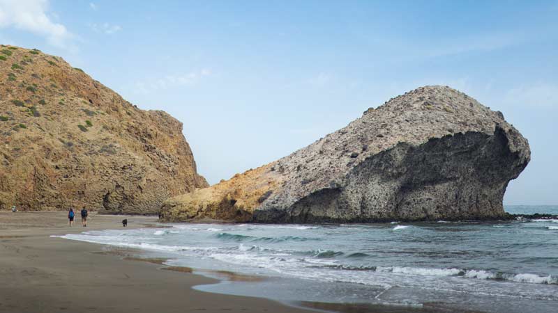 Playa de Mónsul, en el Parque Natural Cabo de Gata-Níjar