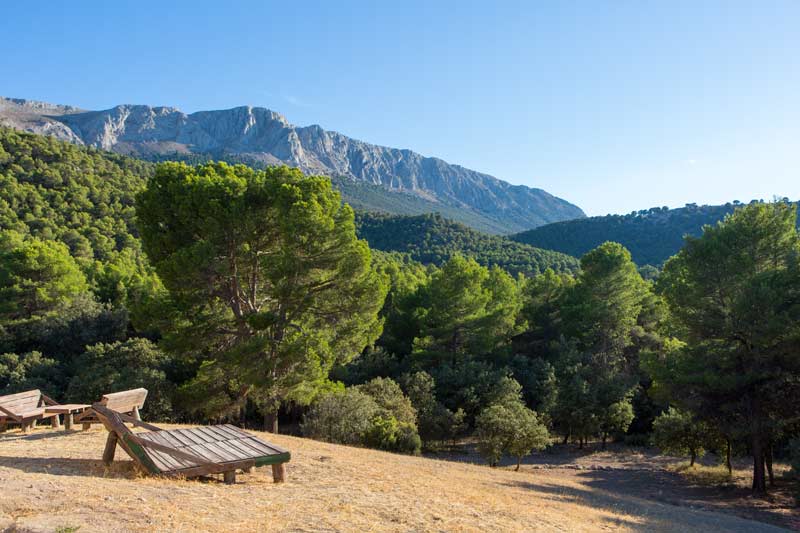 Mirador en el Parque Natural Sierra-María Los Vélez en Almería