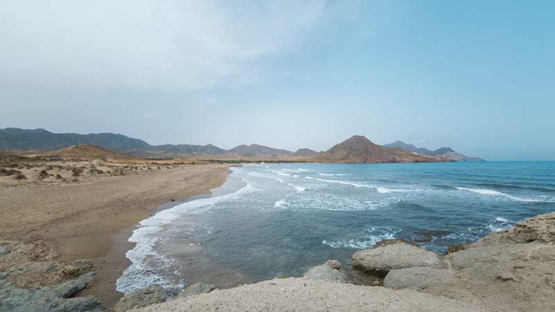 Playa de los Genoveses en el Parque Natural Cabo de Gata