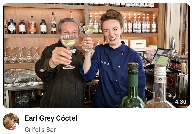 Earl Grey Cóctel en Grifol's Bar.