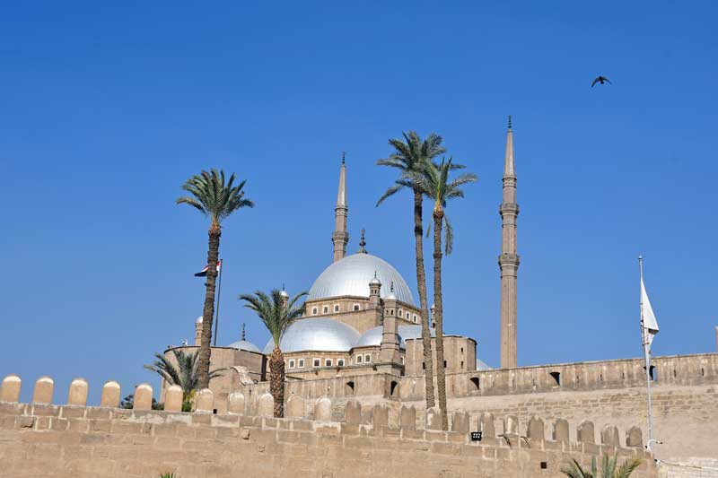 mezquita de la ciudadela de Saladino en El Cairo
