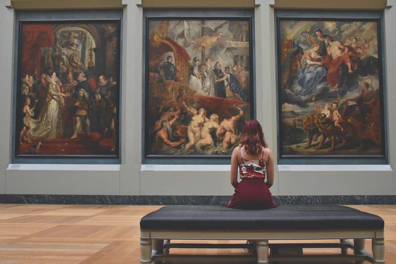 La Galería Médicis en el Museo del Louvre