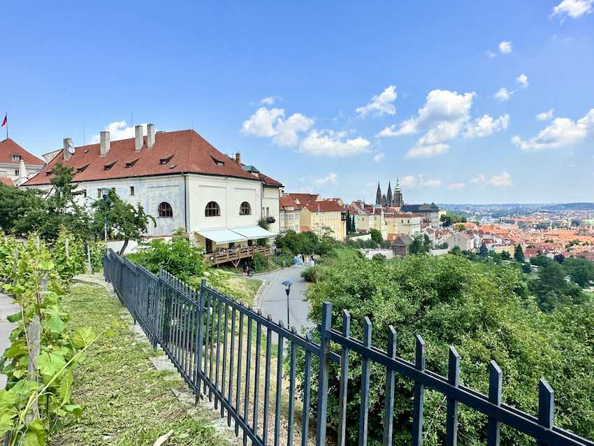 Vides en la colina del Castillo de Praga.