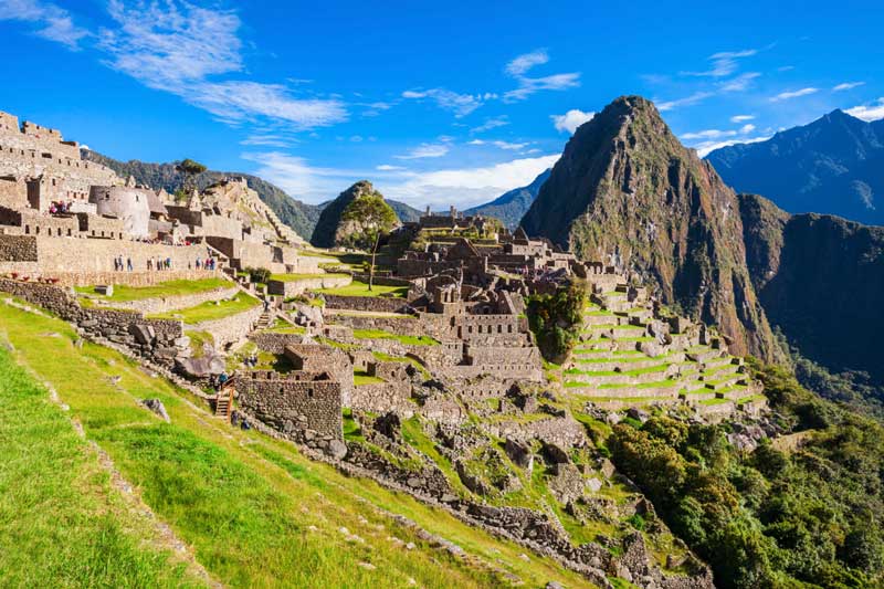 yacimiento de Machu Picchu en Perú