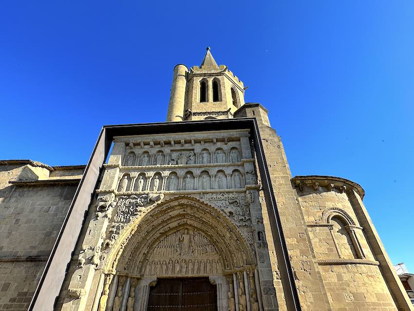 Iglesia de Santa María la Real, en Sangüesa.
