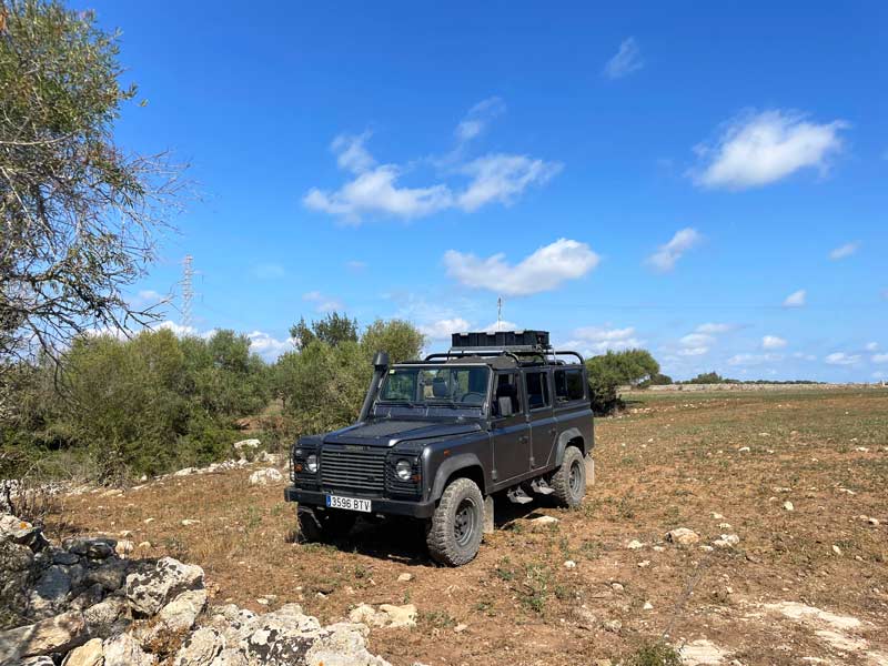 Land Rover en Menorca