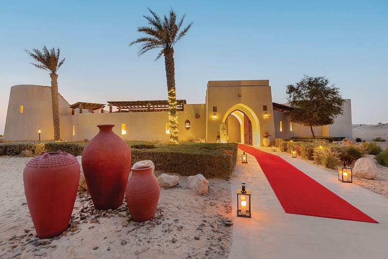 entrada al hotel Al Wathba