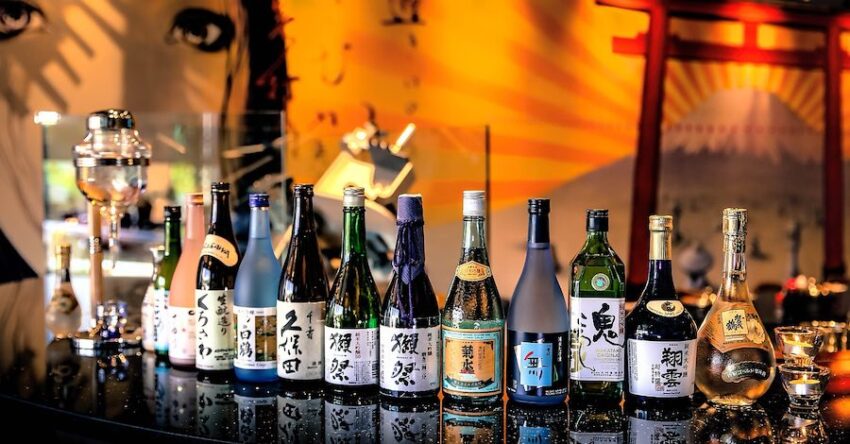 Sake japonés.