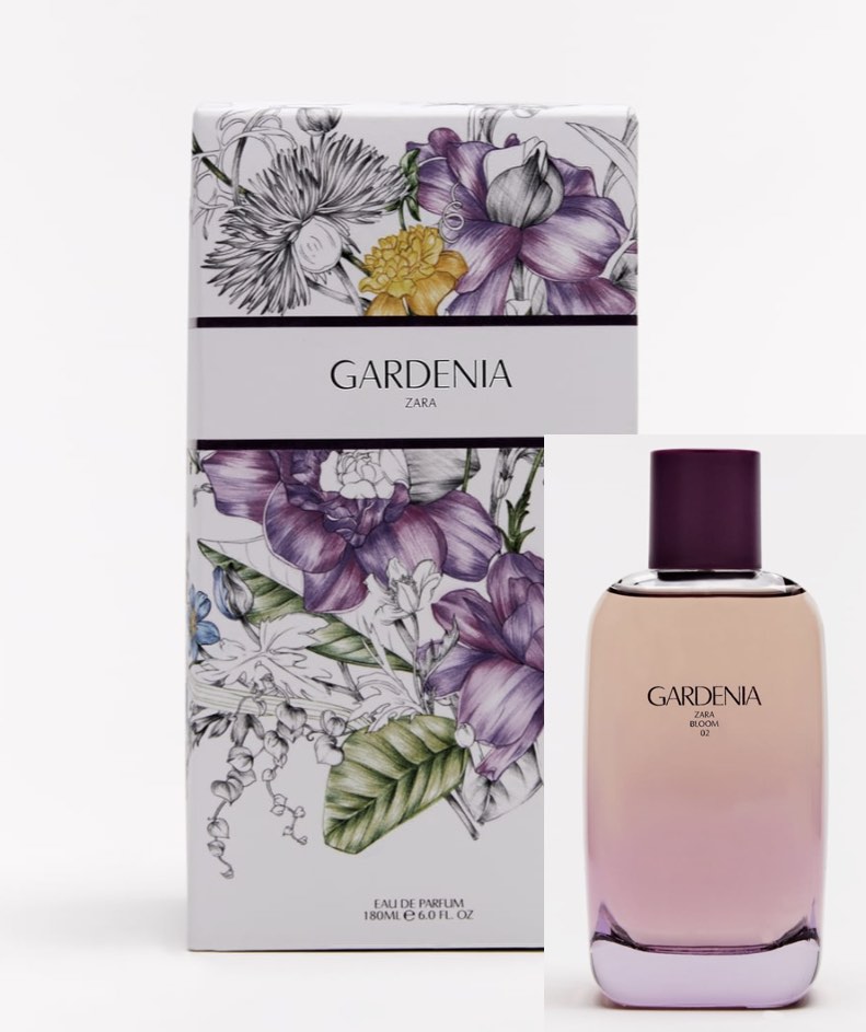 Perfume Gardenia, de Zara, ideal para mujeres viajeras