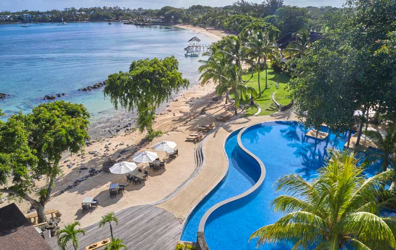playa y piscina de The Westin Turtle Bay Resort & Spa, Mauritius. 