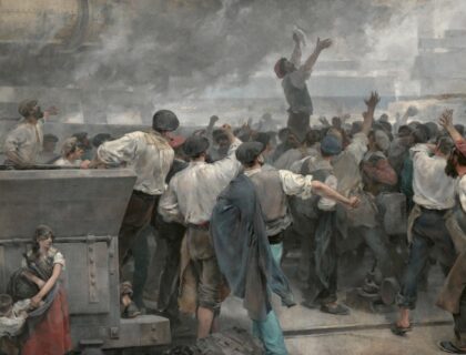 Exposición “Arte social” Una huelga de obreros en Vizcaya. Vicente Cutanda Madrid, Museo Nacional del Prado
