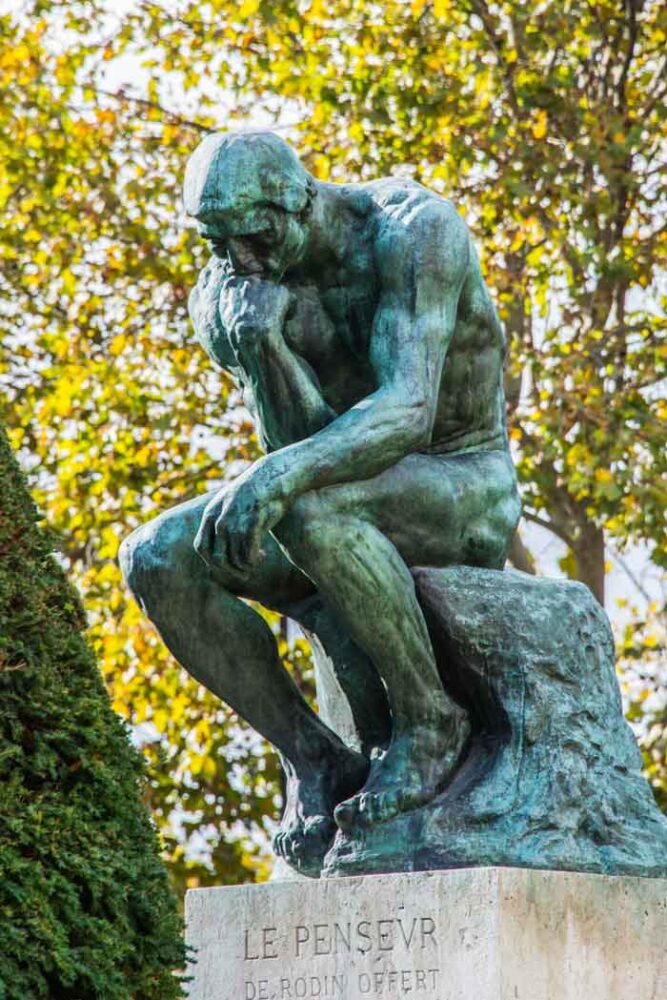 'El pensador' de Rodin en el Museo Rodin