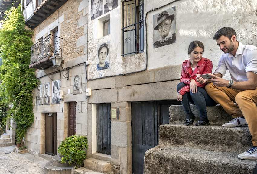 Mogarraz, uno de los pueblos más originales de la provincia de Salamanca.