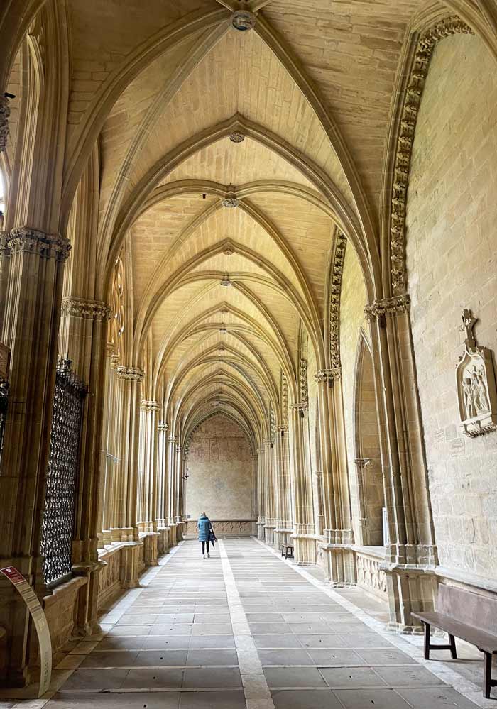 Claustro de la catedral de Pamplona. 