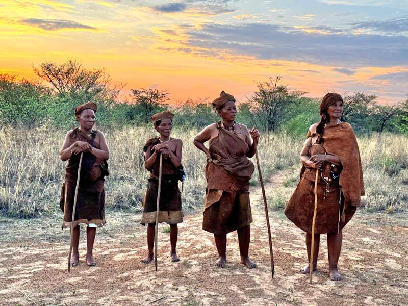 Mujeres en Botsuana. 