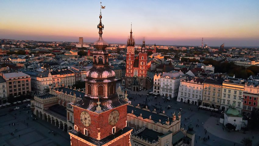 Plaza Mayor de Cracovia, visita obligada si vas en Semana Santa