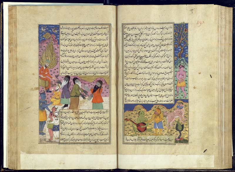 Manuscrito persa de la Biblioteca Nacional. 