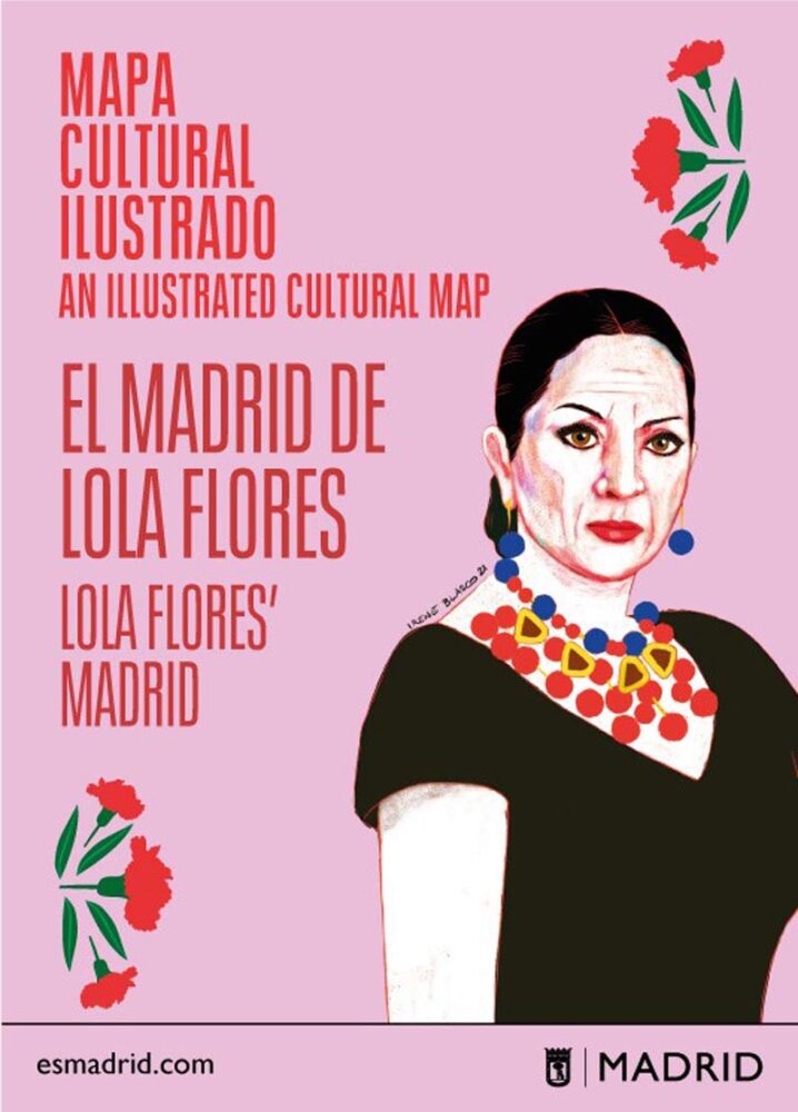 Cartel de la ruta de Lola Flores. 