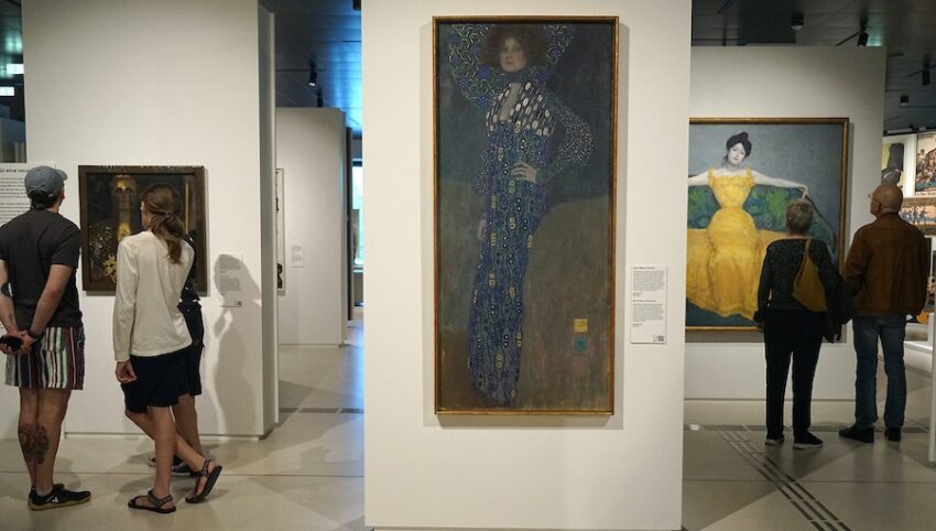 Gustav Klimt es uno de los artistas presentes en el Museo de Viena.