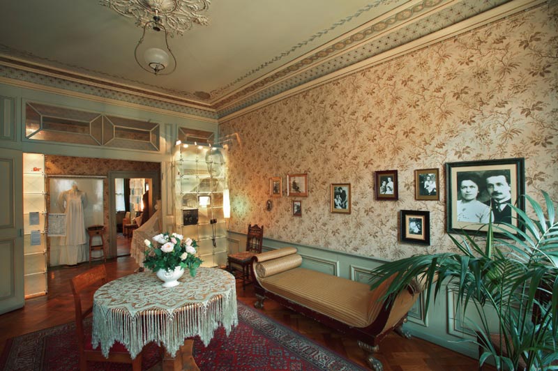 Imagen del interior de la casa de Albert Einstein. 