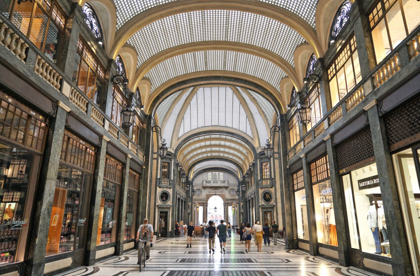 La galería San Federico. 