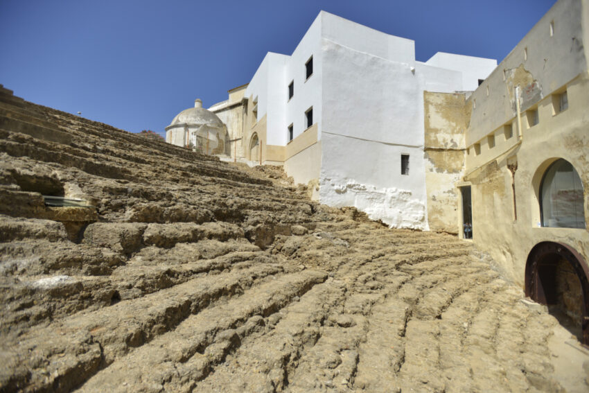 Graderío del Teatro Romano de Cádiz.