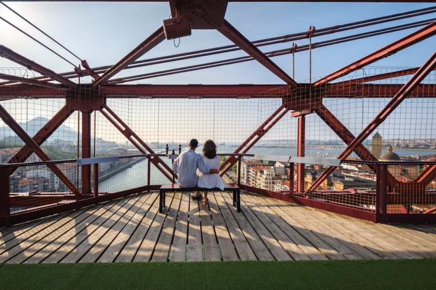 Vistas desde Puente Bizkaia