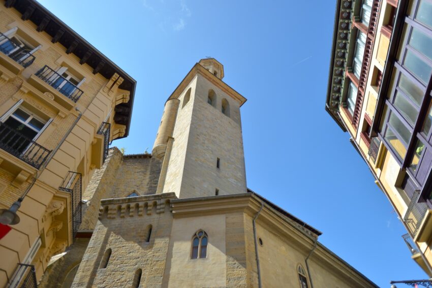 Iglesia de San Cernín, en el centro de Pamplona.
