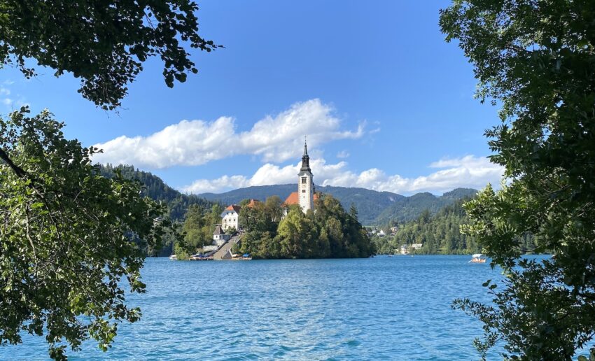Lago Bled, en Eslovenia.