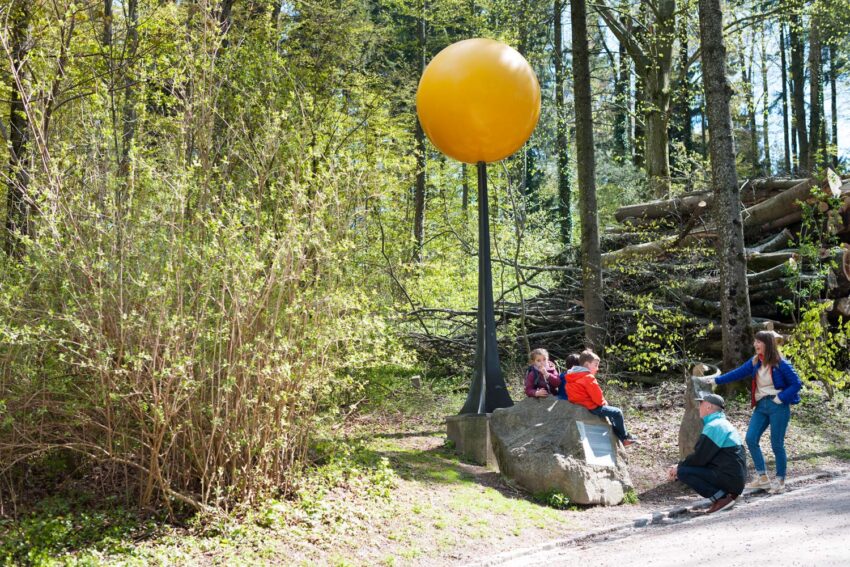 Ruta de los Planetas desde el Uetliberg. 