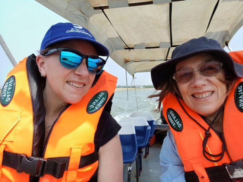 Divertida excursión en lancha.